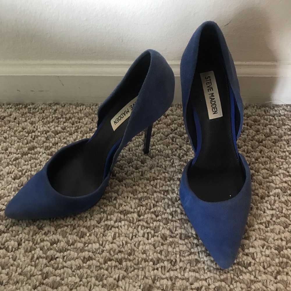 STEVE MADDEN cobalt blue pumps size 8.5